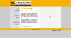 Desktop Screenshot of jfmachinery.com.au