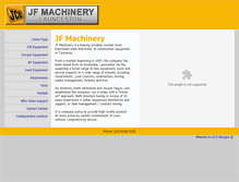 Tablet Screenshot of jfmachinery.com.au